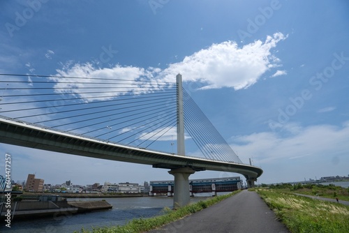 東京都葛飾区の綾瀬川にかかる橋