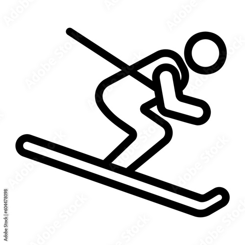 skiing icon