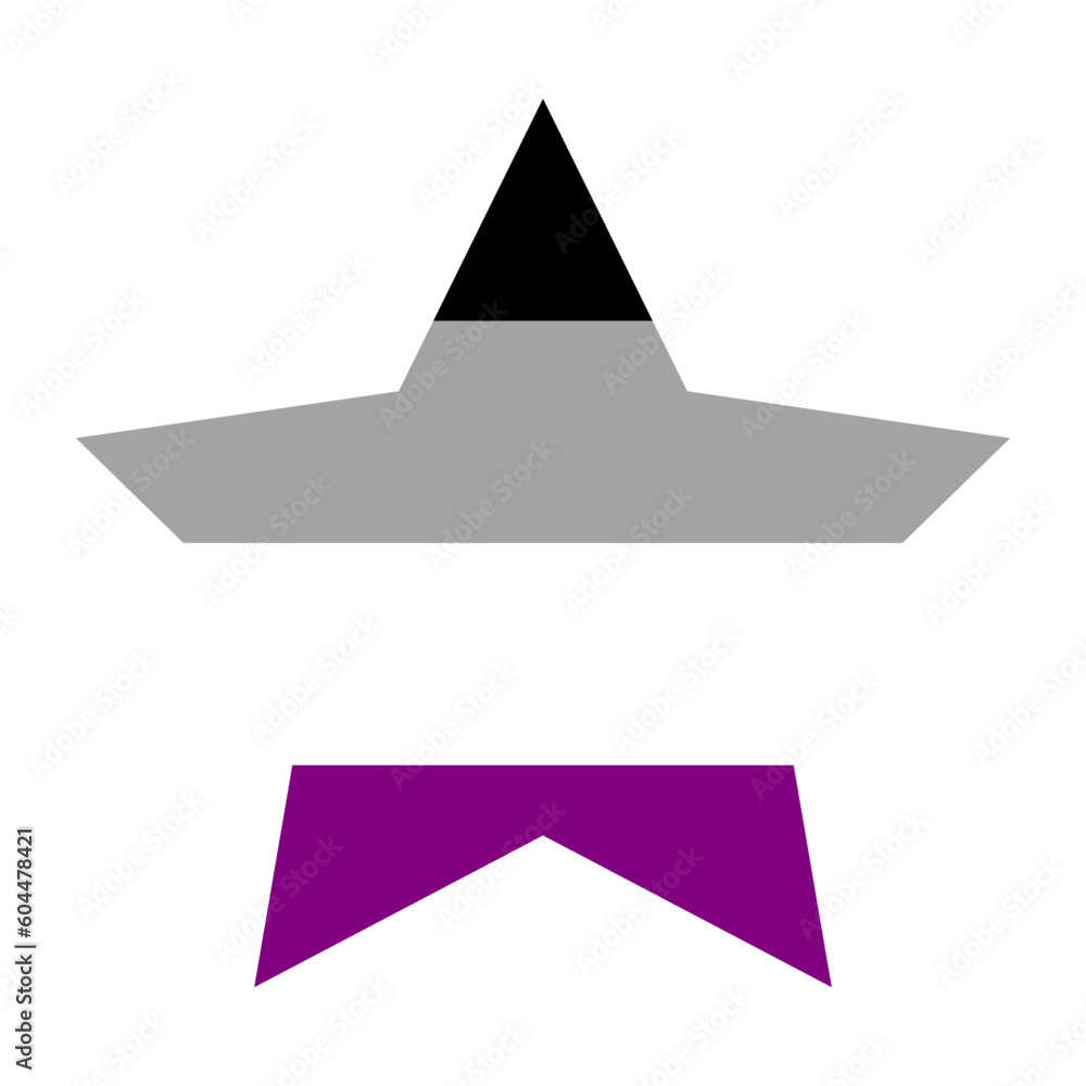 Asexual Pride flag. International asexual pride flag Asexual Pride flag. International asexual pride flag