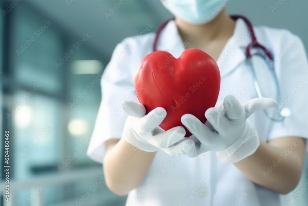 heart health hand hospital medicine care concept person doctor cardiology. Generative AI. heart health hand hospital medicine care concept person doctor cardiology. Generative AI.