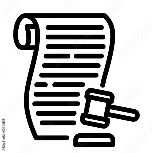 legal line icon
