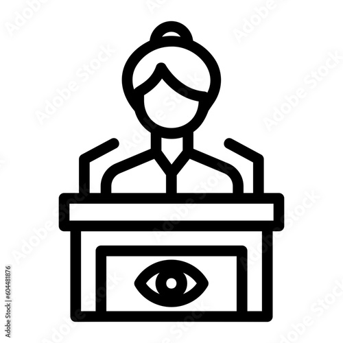 witness line icon