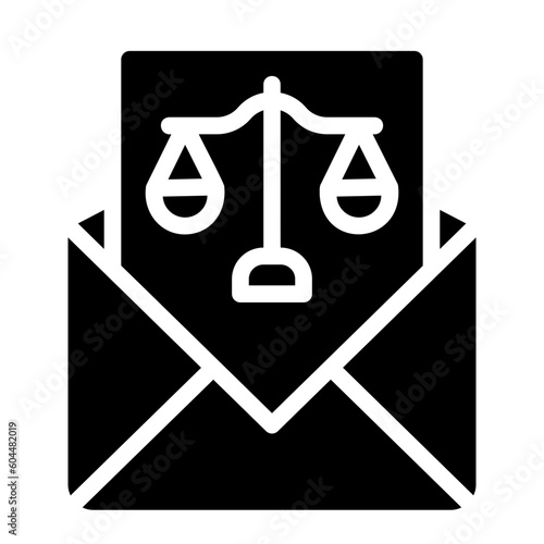 mail glyph icon