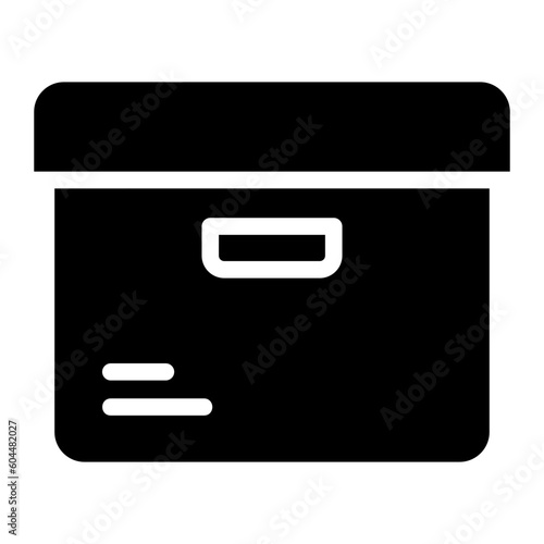 Free Download storage box glyph icon - GFXLoad