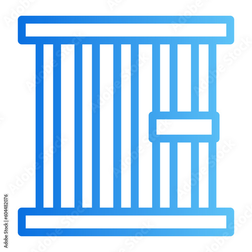 jail gradient icon