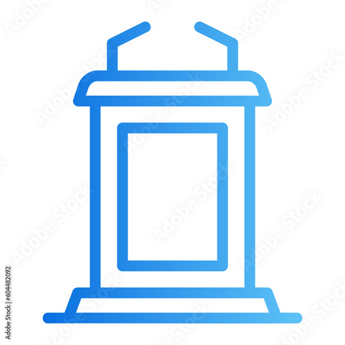 tribune gradient icon