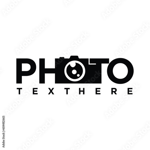 Vector photo studio logo design