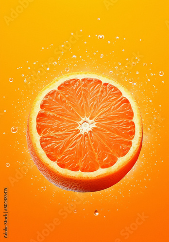 Sliced fresh orange