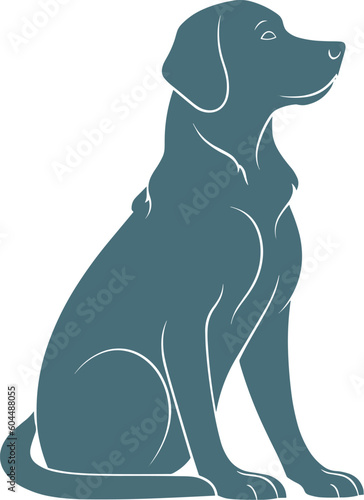 Dog vector illustration.