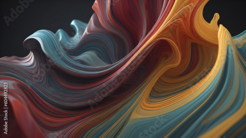 abstract background with waves
