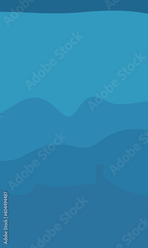 Aesthetic blue abstract background with copy space area. Suitable for poster and banner