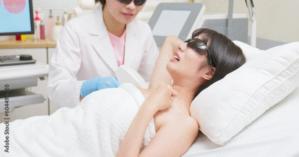Woman underarm laser hair removal Woman underarm laser hair removal