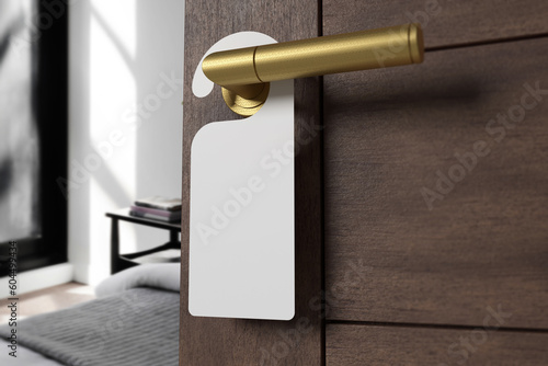 Blank door Hanger Mockup