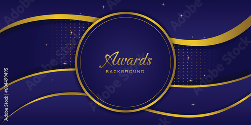blue award background