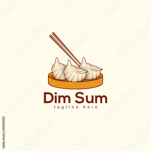 Best Taste Dim Sum Logo Illustration With Chopsticks In A Bamboo Basket, Hi-Quality Premium Dim Sum Clip Art. Foods Illustrations Food Design. Delicious Dim Sum Food Illustrations Design And Vector.