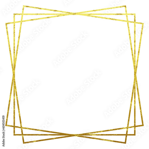 frame made of square gold