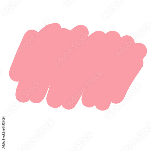 illustration of an painted pink background