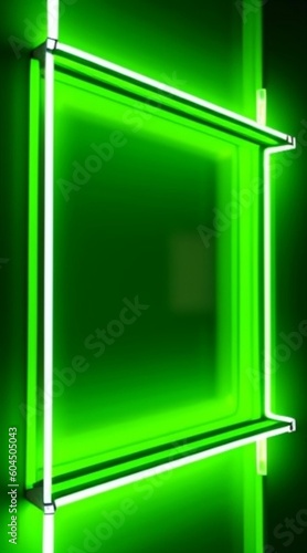green glass shelf