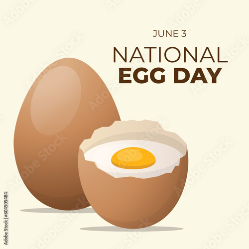 national egg day design template for celebration. national egg day event design. egg vector illustration. eggs heart shape. flat design. generative ai.