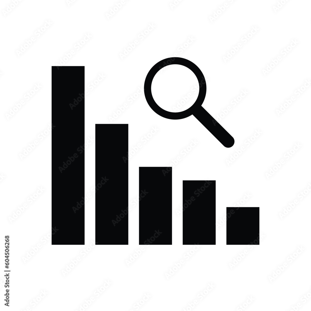 Data analysis line icons set vector illustration Data analysis line icons set vector illustration