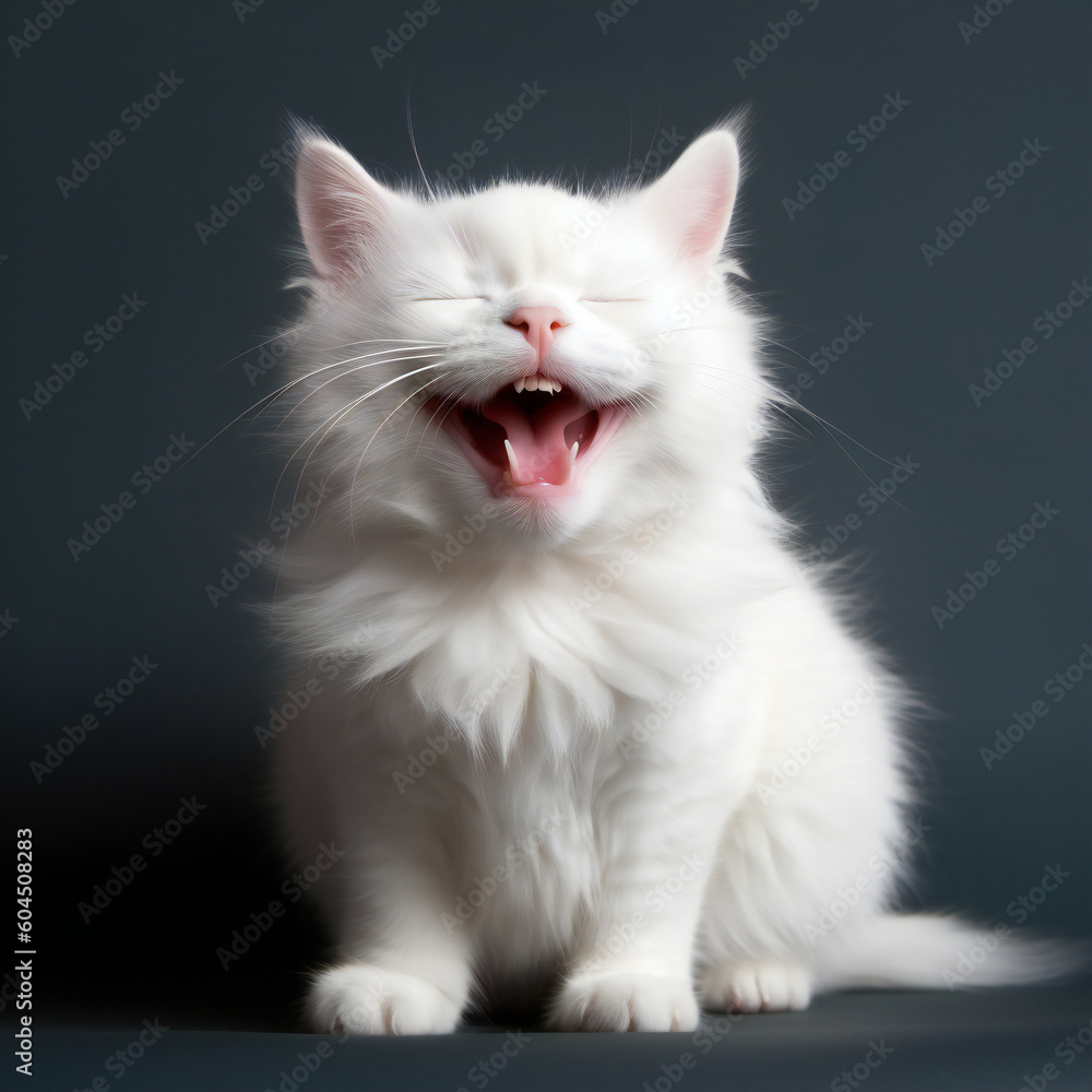 笑っている猫 | laughing cat Generative AI 笑っている猫 | laughing cat Generative AI