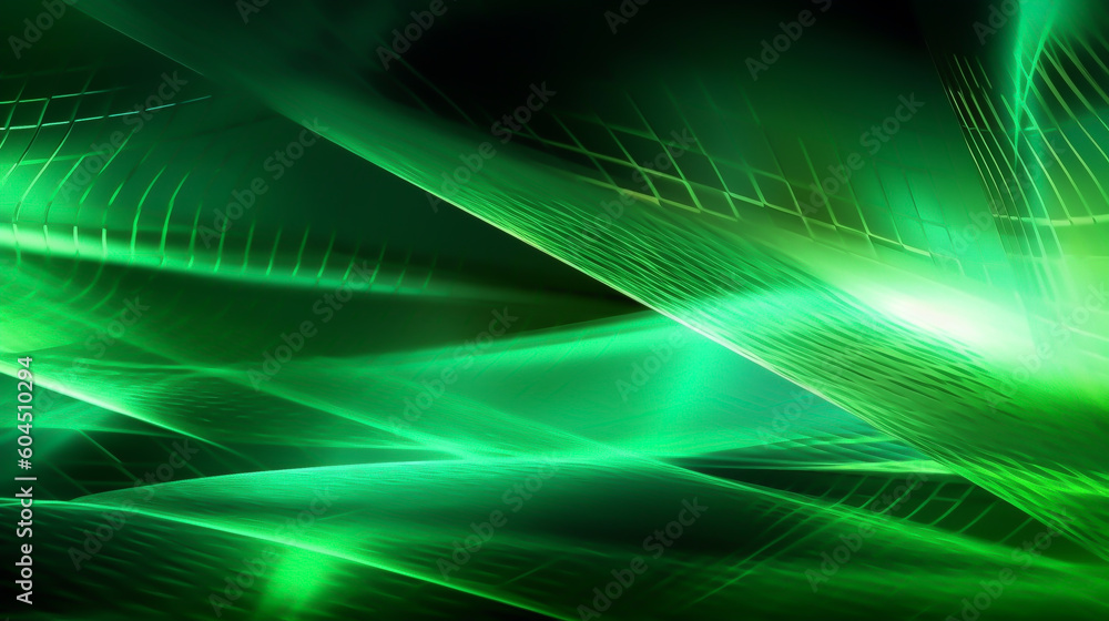Green modern abstract background elegant neon light Generative Ai Green modern abstract background elegant neon light Generative Ai