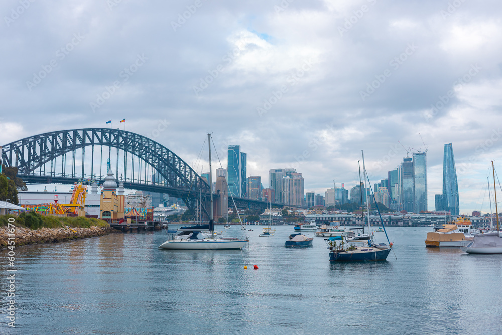 Sydney city harbor bridge