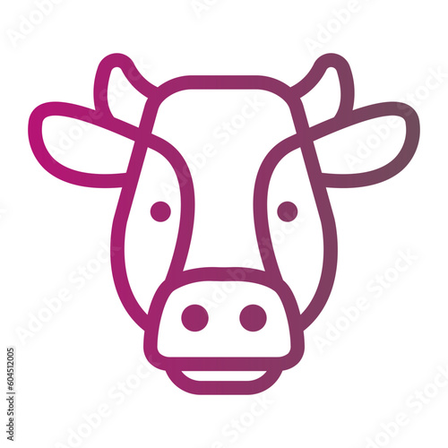 cow gradient icon