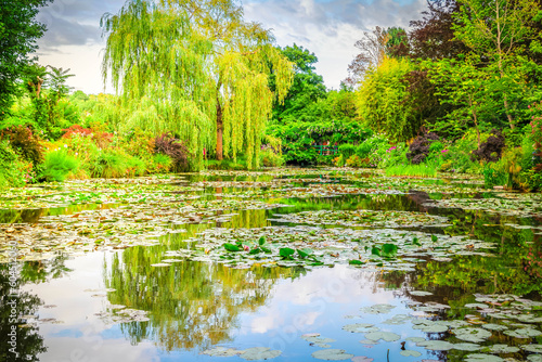 Canvas Print Pond with lilies in Giverny