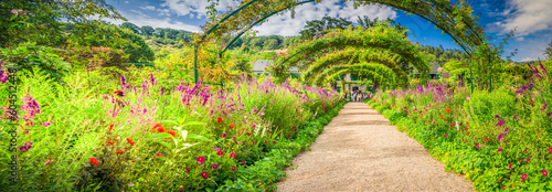 Fotografie Gverny green garden gallery