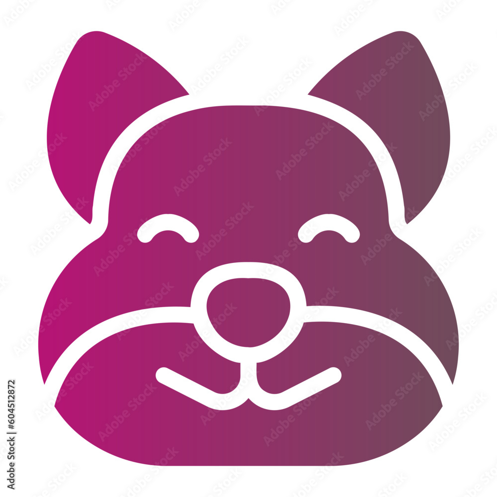 squirrel gradient icon squirrel gradient icon