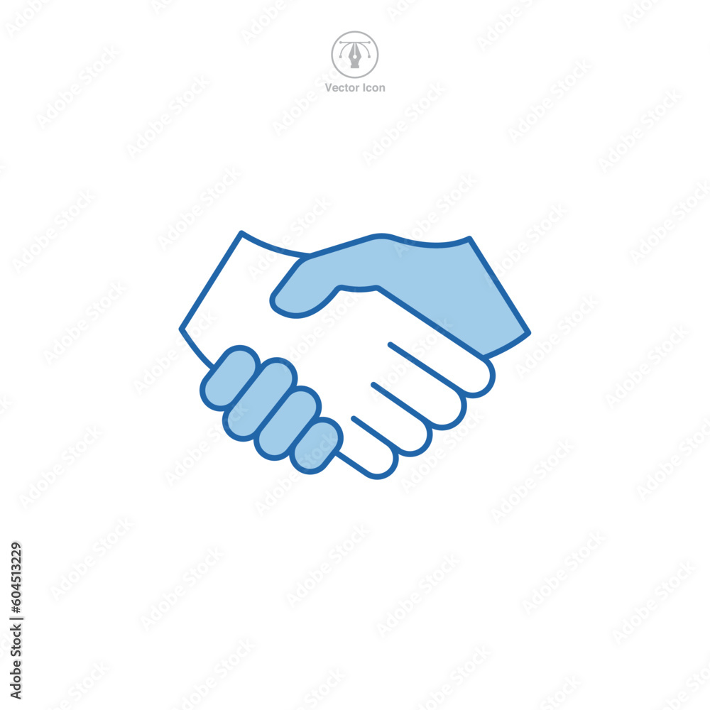 Handshake icon symbol template for graphic and web design collection logo vector illustration Handshake icon symbol template for graphic and web design collection logo vector illustration