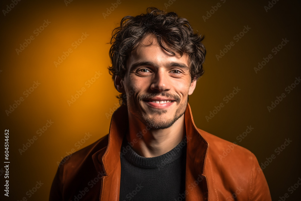 Fototapeta premium Sympatische Mann KI