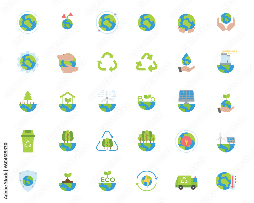 World Environment Day icon set. Nature Renewable Energy Icons. Eco Friendly. Earth Day Ecology Outline Vector Icon Illustration Sign ,Environment , Save Energy, Eco World Environment Day icon set. Nature Renewable Energy Icons. Eco Friendly. Earth Day Ecology Outline Vector Icon Illustration Sign ,Environment , Save Energy, Eco