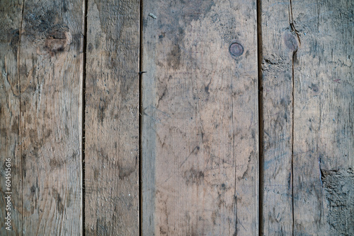 Rustic old brown wooden texture background nature