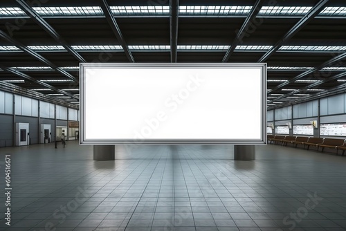Blank digital signage scree...