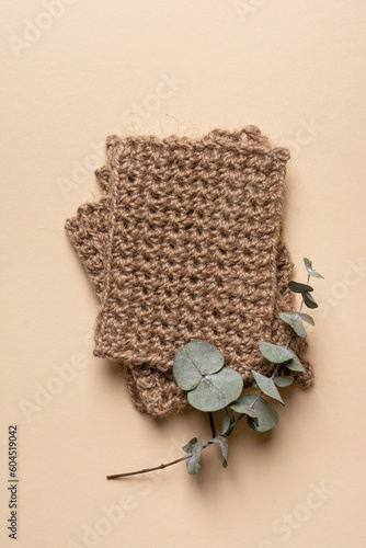 Fotografija Eco-friendly and zero-waste natural handmade jute washcloth