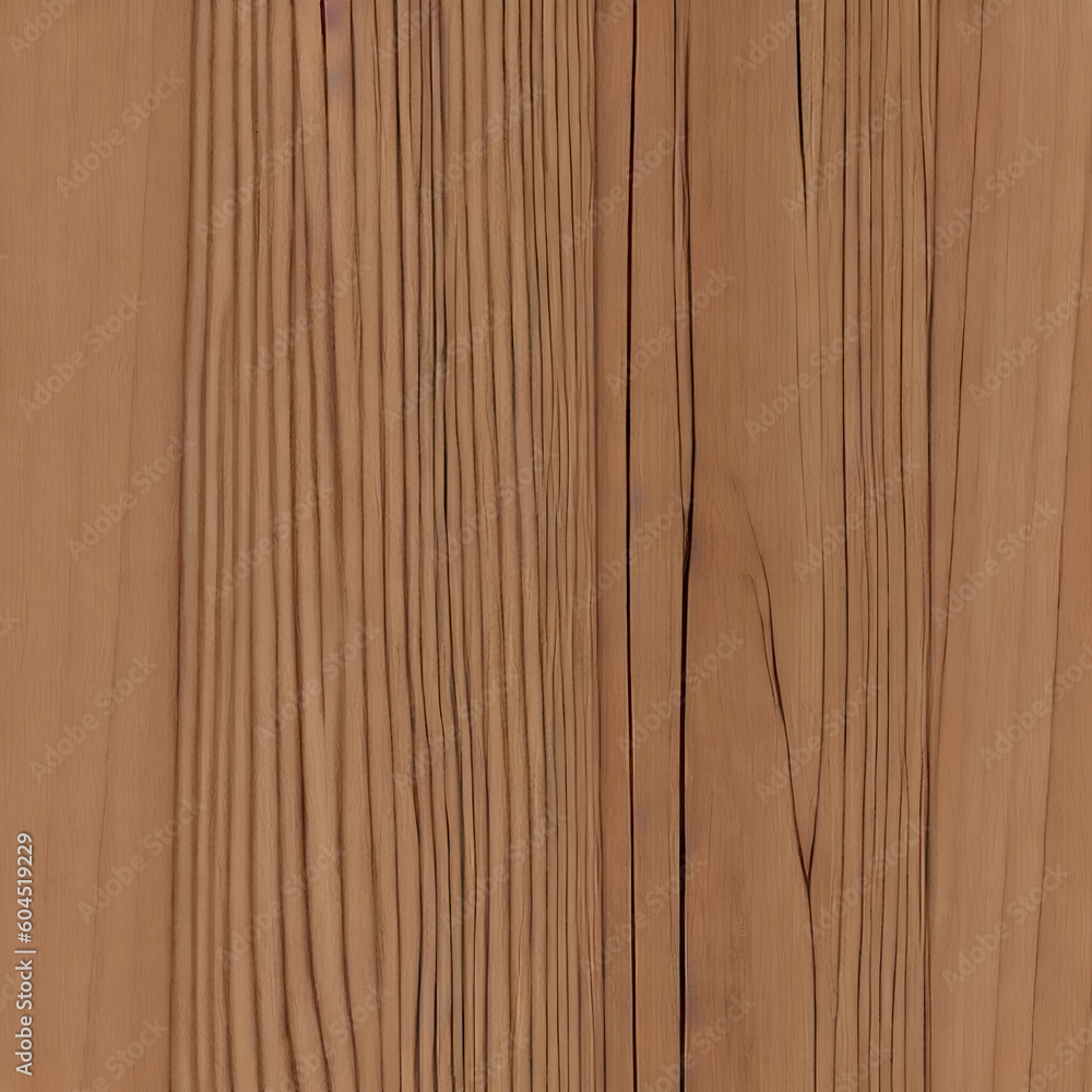Fototapeta premium Smooth beech wood texture plank background . wooden texture. Generative AI