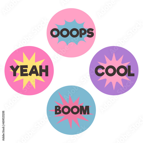 Retro badges. Vintage gambling chips from 90s. Game dibs. Trendy y2k patch or sticker