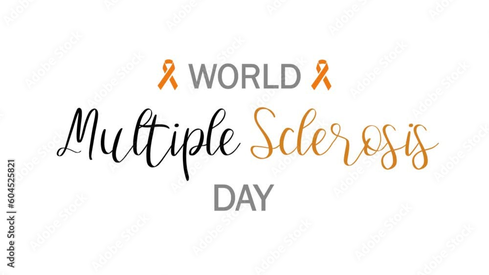 world multiple sclerosis day handwritten animated text. 4k video greeting card. gift card. world multiple sclerosis day handwritten animated text. 4k video greeting card. gift card.
