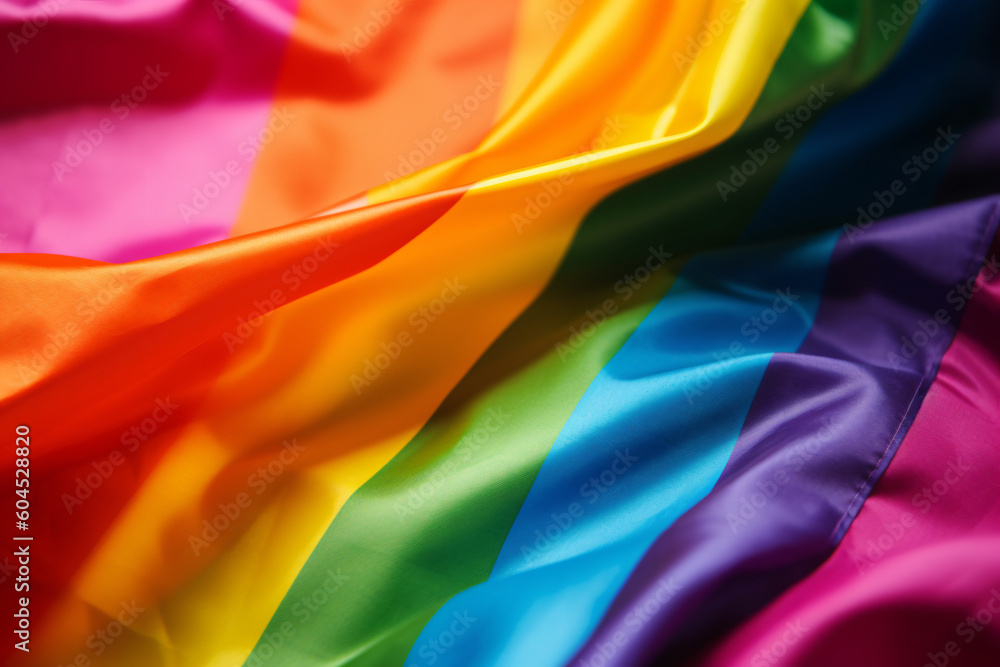 Free photo close up lgbt flag made with Generative AI Free photo close up lgbt flag made with Generative AI