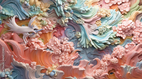 Wallpaper Mural Rainbow illustration mural concept Torontodigital.ca