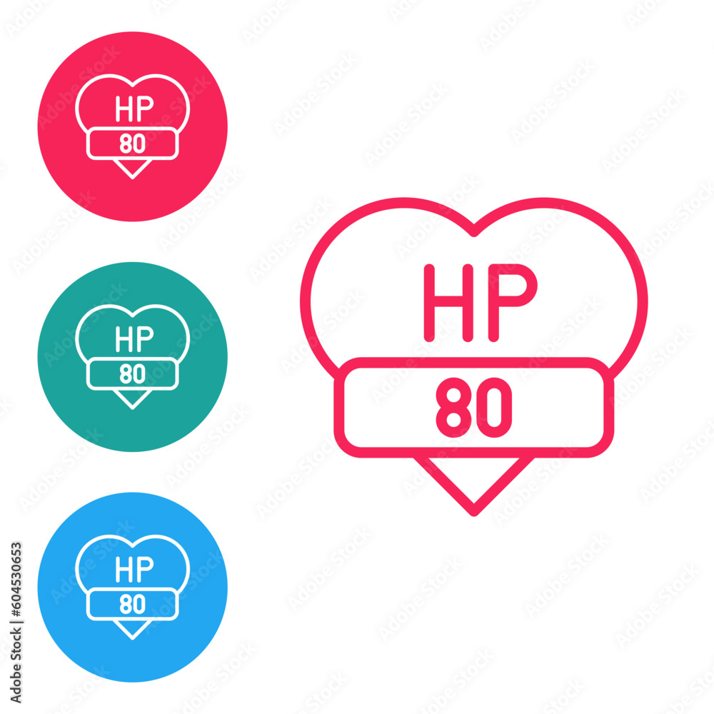 Red line Video game bar icon isolated on white background. Set icons in circle buttons. Vector Red line Video game bar icon isolated on white background. Set icons in circle buttons. Vector