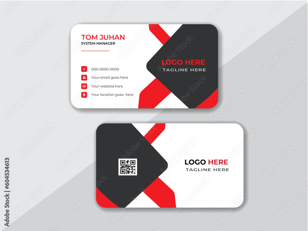 Business card Design,double sided business card, Minimalist Visiting Card,Modern Business Card,graphic,company advertising