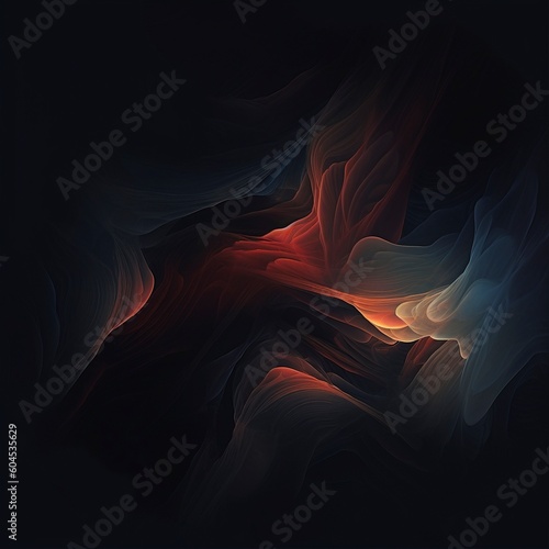 Dark abstract smoke background 