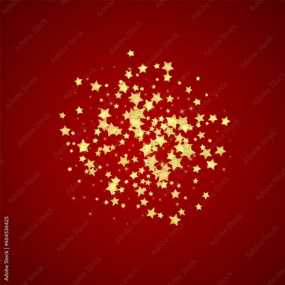 Magic stars vector overlay. Gold stars scattered Magic stars vector overlay. Gold stars scattered