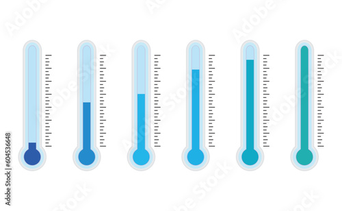 Thermometer with low temperature, cold and freeze
