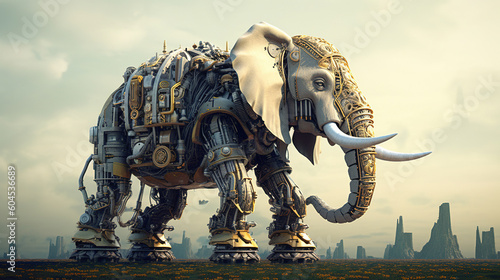 Robot elephant © Absent Satu