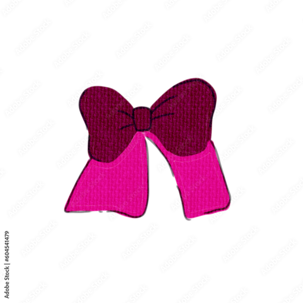 pink ribbon bow