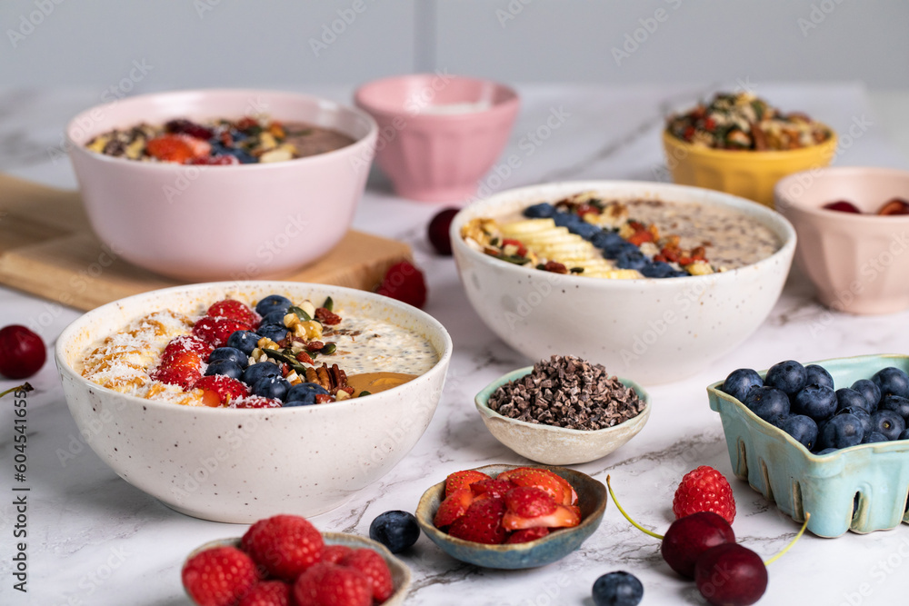 oatmeal with berries oatmeal with berries